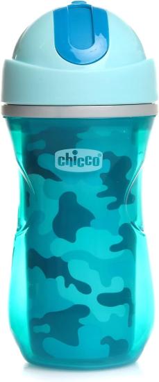 Chicco Isı Yalıtımlı Spor Bardak Pipetli (Mavi)